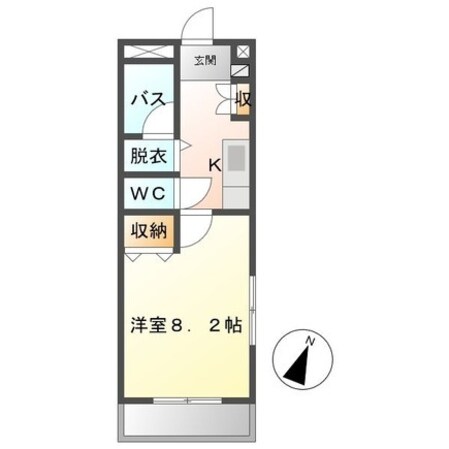 インターメゾン河芸の物件間取画像